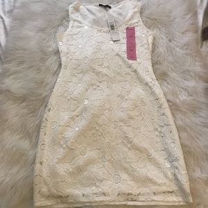 Tiana B. White Floral Dress